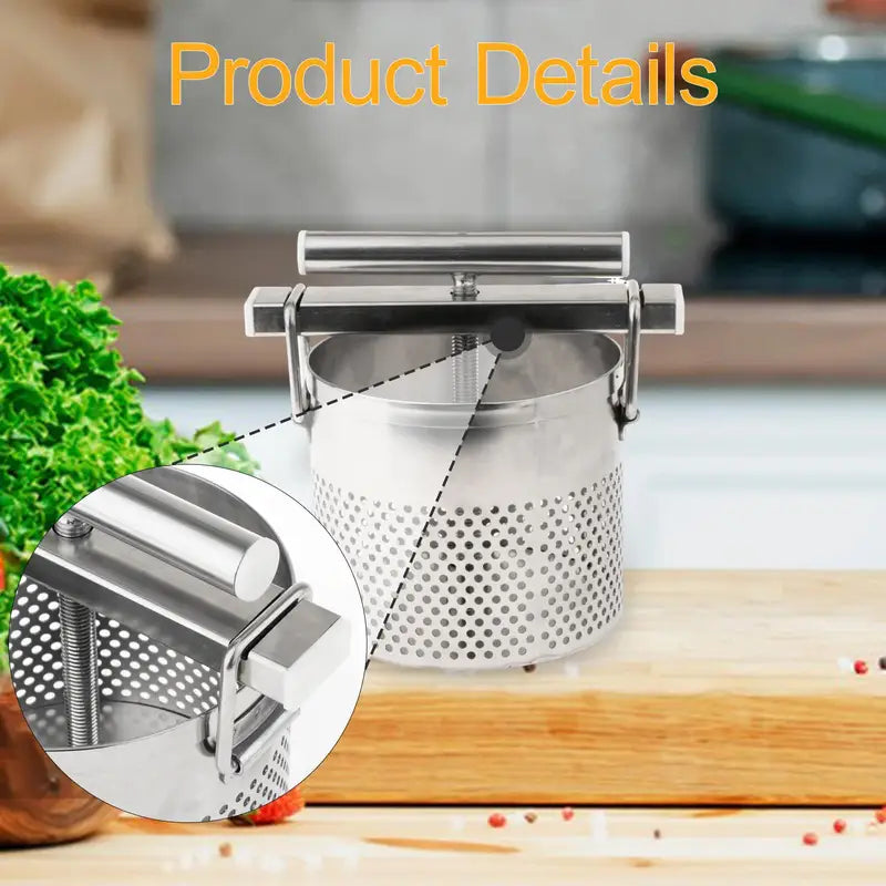 Vegetable Juicer Squeezer Dumpling Filling Press for Home Kitchen & Dehydration