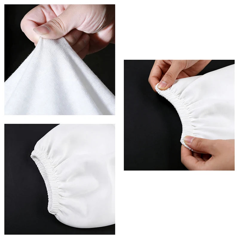 Halloween Ghost Face Car Headrest Covers Set of 2 - Washable Elastic Fabric, Universal Fit
