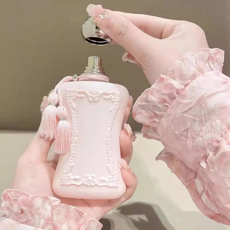 Delina Perfume with Pink Tassel Bottle - Elegant Female Fragrance for Daily Wear