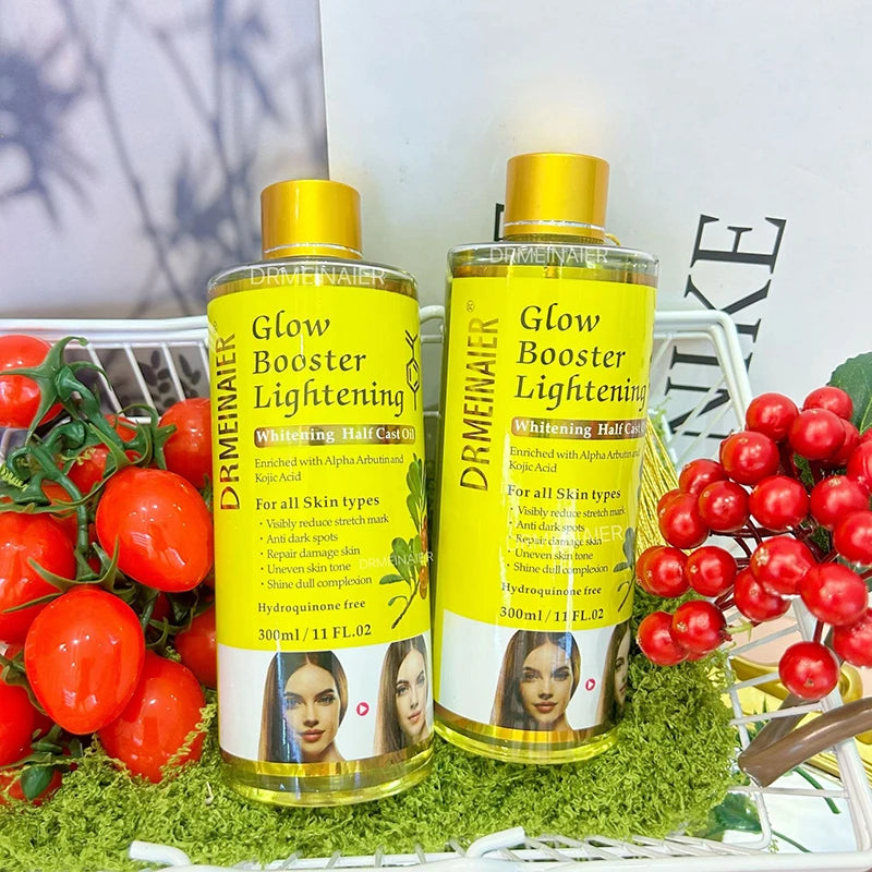 Brighten Serum with Alpha Arbutin & Kojic Acid - Face & Body Moisturizer & Oil