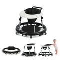Foldable Baby Walker with Anti-Rollover Safety Base & Adjustable Support Legs