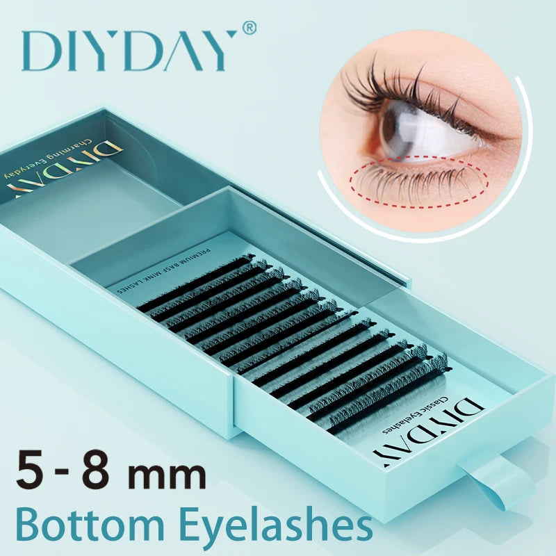 DIYDAY Eyelash Extension Supplies - Natural Soft Classic Lower Lashes