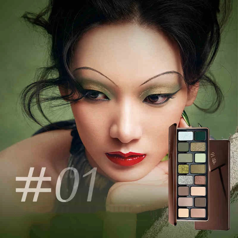 16 Color Eyeshadow Palette with Shimmer Matte Waterproof Long Lasting Vegan Cruelty-Free for Festival Travel Makeup