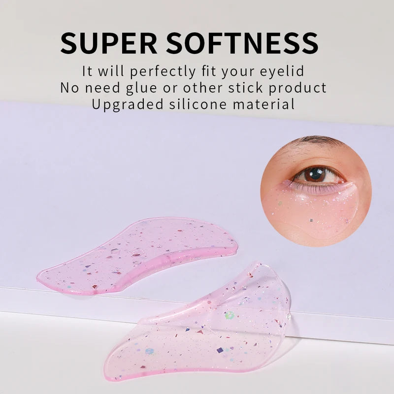 Reusable Silicone Lash Lift Pads for Eyelash Curling & Lifting - 1 Pair
