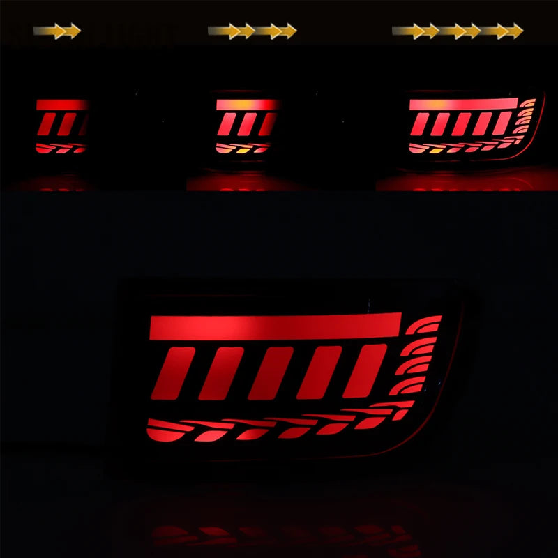 2pcs LED Car Rear Bumper Reflector Lights for Toyota 4Runner Land Cruiser Prado