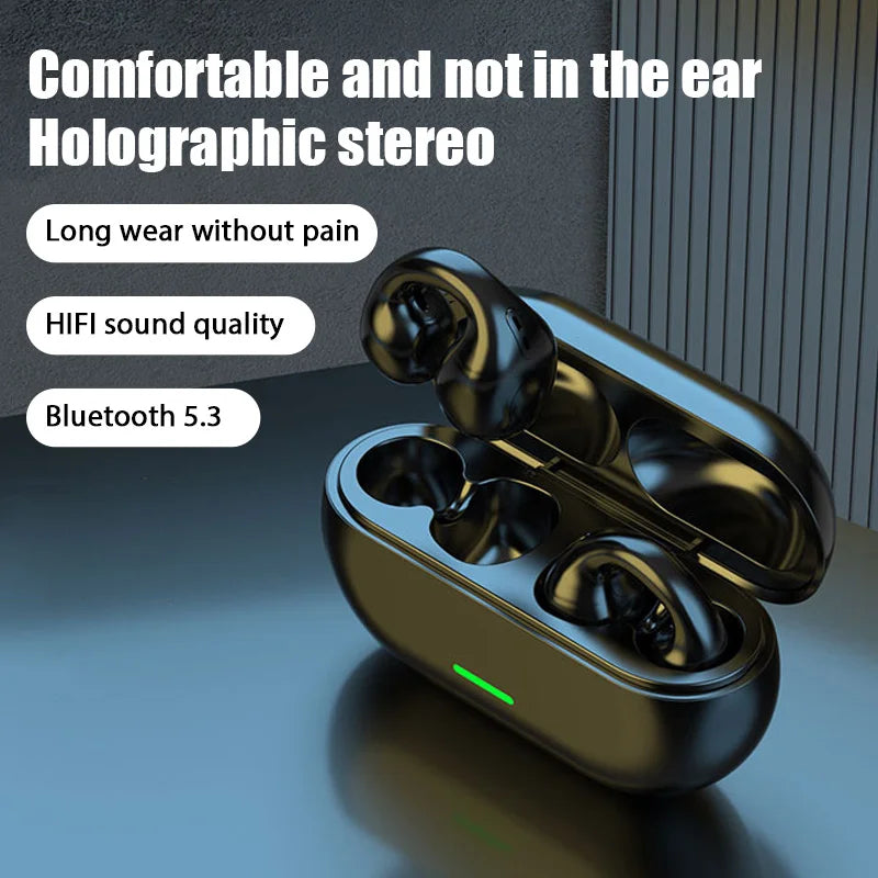 Wireless Bluetooth Earbuds with Noise Cancellation Stereo Bass TWS Microphone