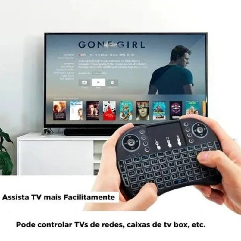 Wireless Mini Keyboard with Touchpad for Smart TV, PC, Xbox, PS3