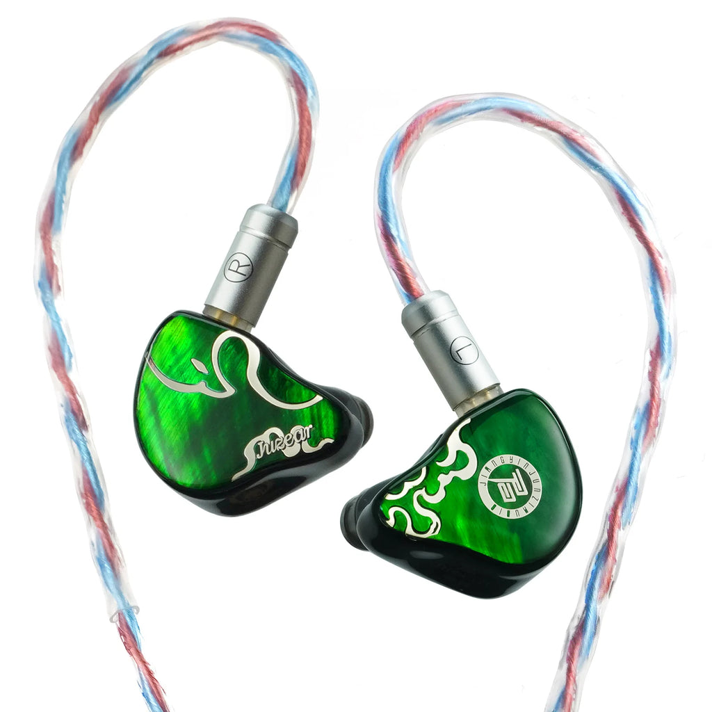 Hybrid In-Ear Earphones with Detachable Cables - HiFi Sound, 3BA + 1DD