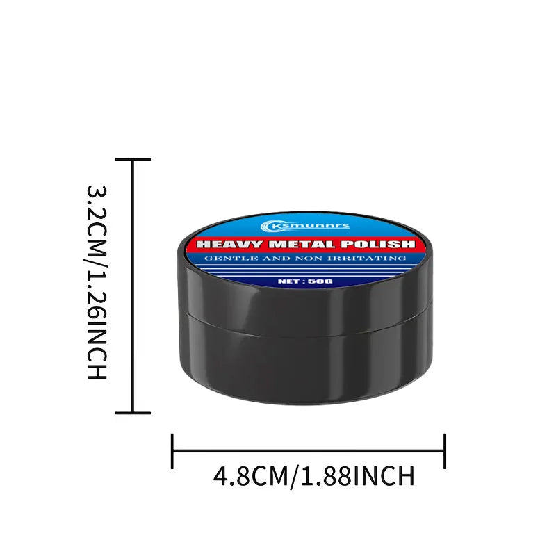 Chrome Polish & Restorer Wax for Wheels Exhaust Vehicle Accents - Scratch-Free Shine