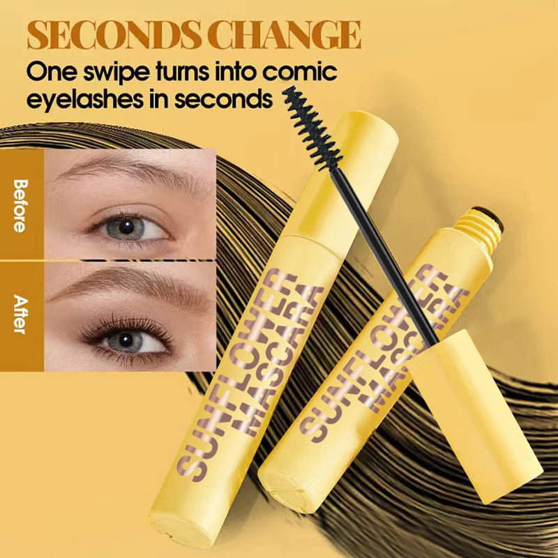 Waterproof Lengthening Mascara for Long, Voluminous Lashes - Unisex Eye Makeup
