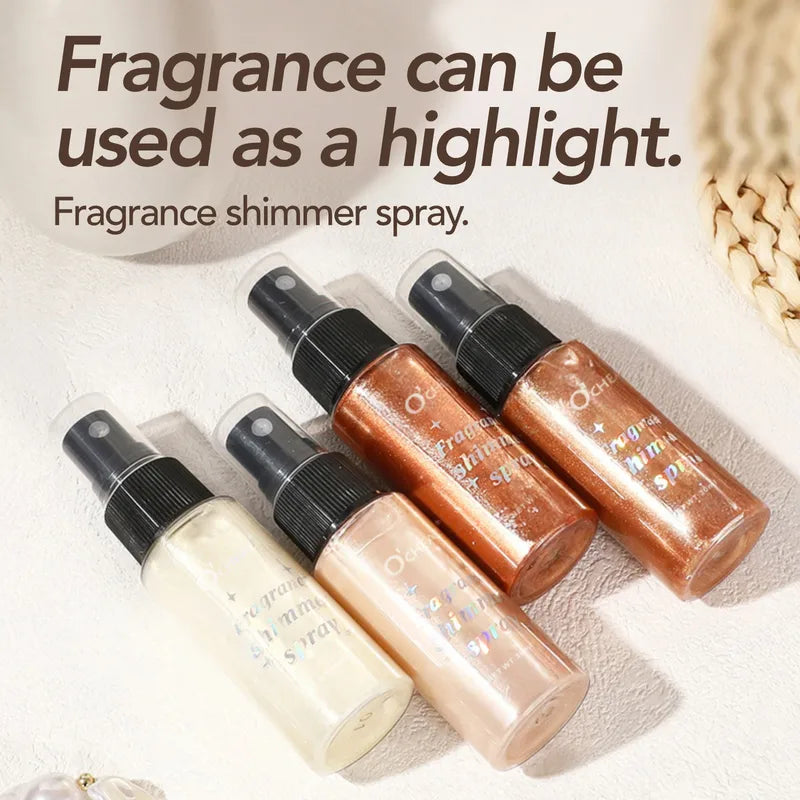 30ml Fragrance Shimmer Glitter Body & Hair Spray - Long Lasting Highlighter