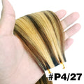 Human Hair Tape-In Extensions - High-Quality Brazilian Straight Hair