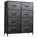 8-Drawer Fabric Dresser Storage Tower for Bedroom Organizing