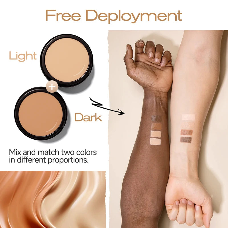 Tattoo Concealer Cream Waterproof Sweatproof Skin-Friendly Makeup - 2 Colors