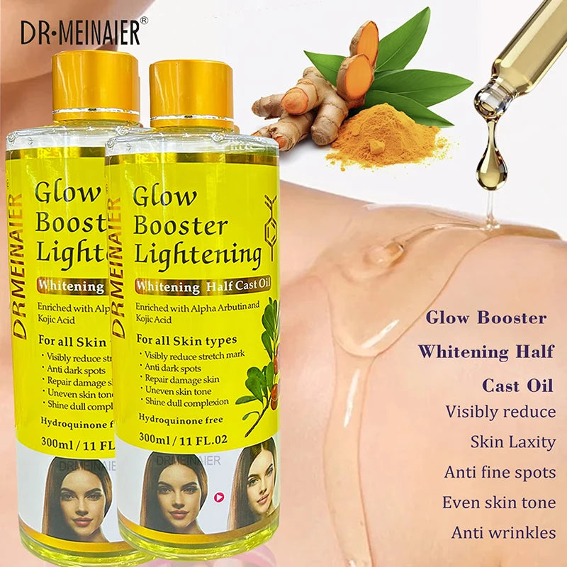 Brighten Serum with Alpha Arbutin & Kojic Acid - Face & Body Moisturizer & Oil
