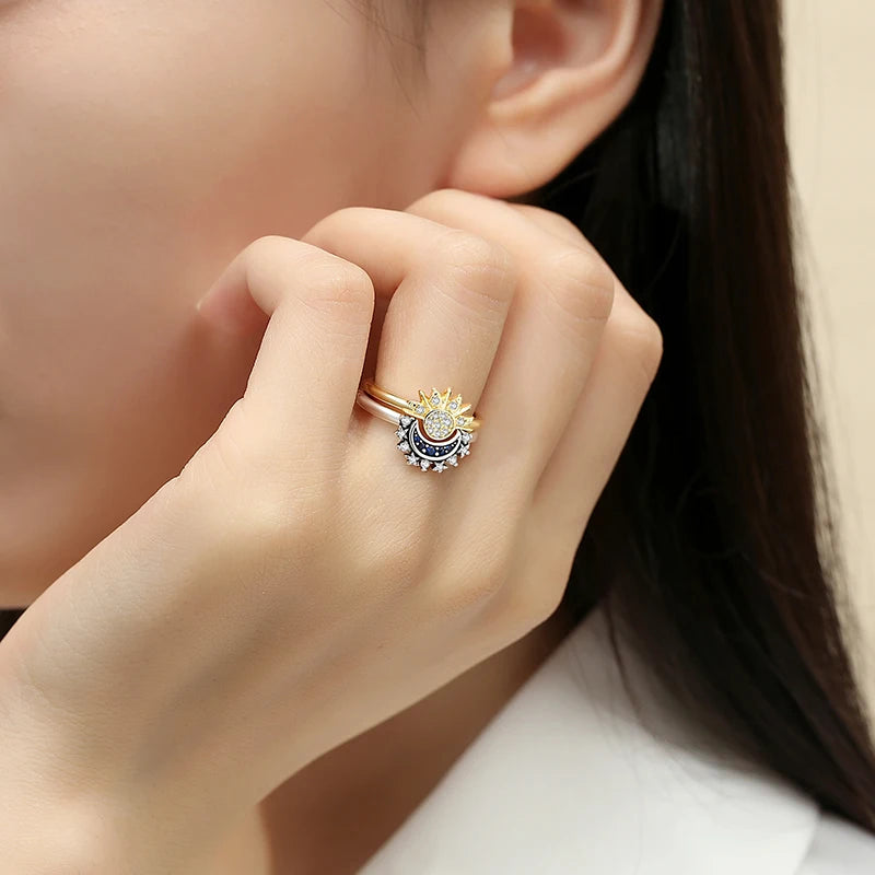 925 Sterling Silver Infinity Heart Engagement Wedding Ring for Women - Luxury Jewelry Gift