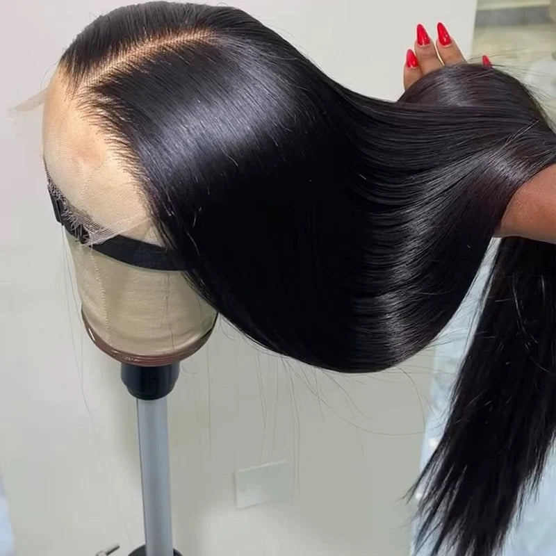 Human Hair Lace Front Wigs 250% Density 13x4 HD Transparent Lace Glueless Full Frontal 13x6