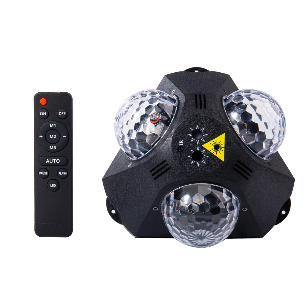 Disco Party Lights Strobe & DJ Stage Projector for Carnival Halloween Birthday