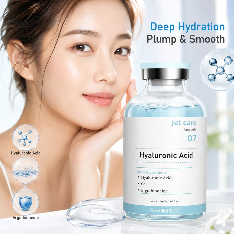 Hydrating Face Serum with Salmon DNA & Hyaluronic Acid - Anti-Aging Moisturizer & Copper Peptide Essence