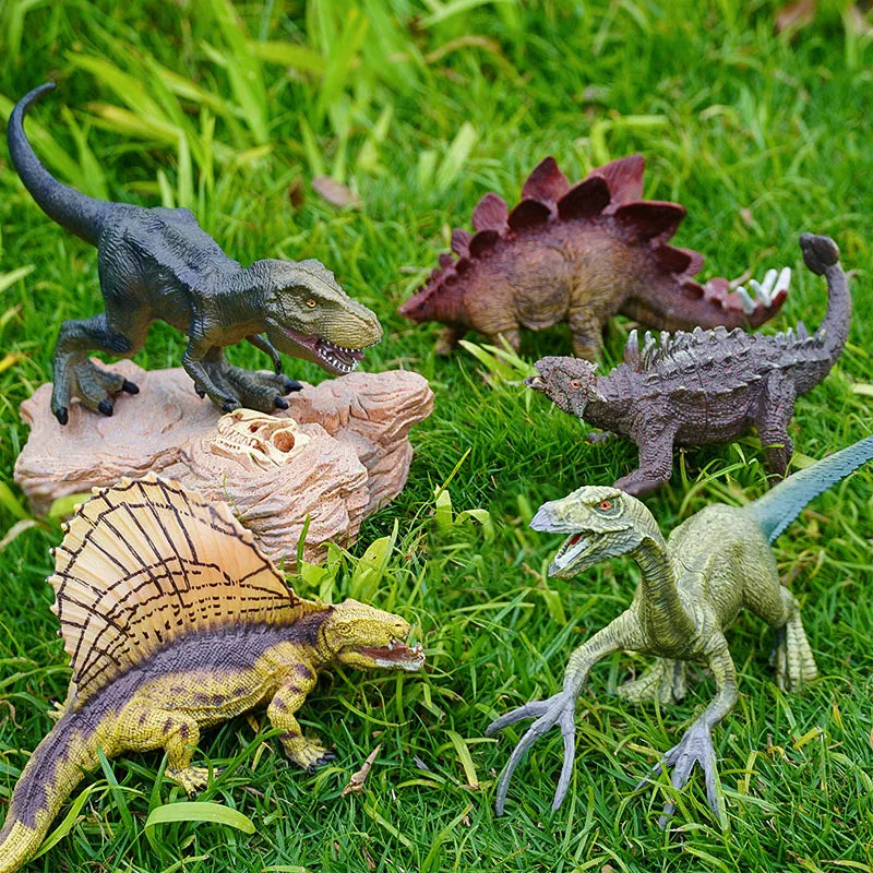 Jurassic Dinosaur Action Figures Set - Kids Toy Collection with Multiple Variants