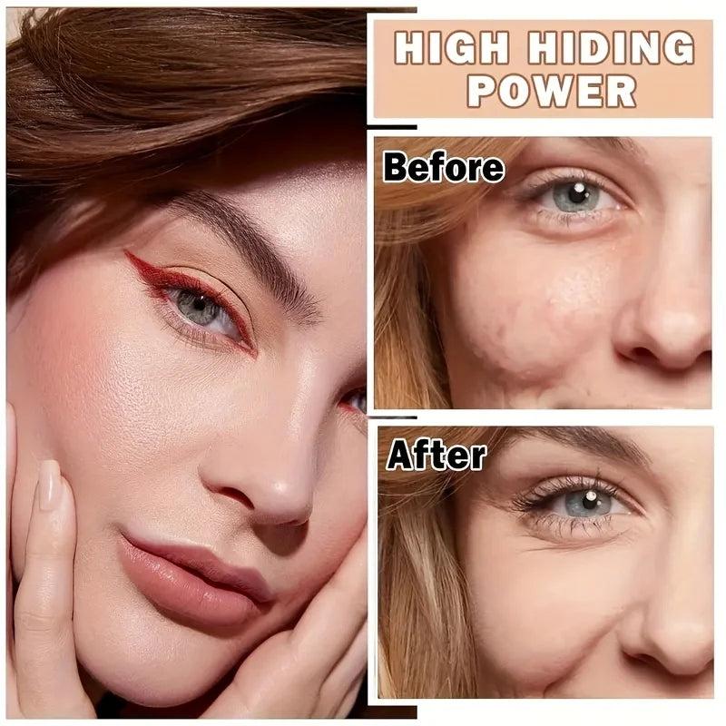 Moisturizing Mineral Powder Foundation Spray Gun Set for DIY Makeup - Concealer & Face Perfector