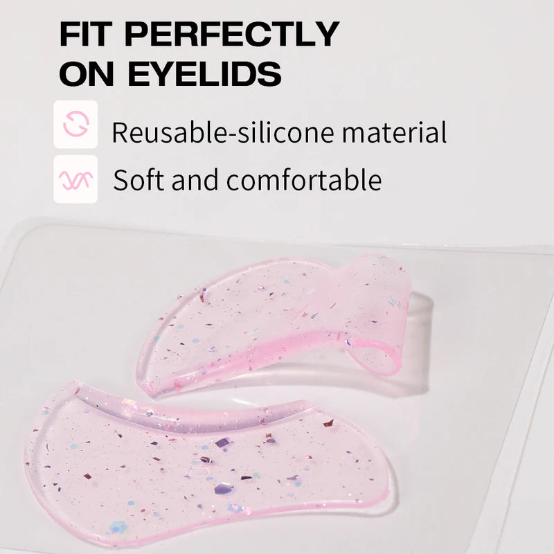 Reusable Silicone Lash Lift Pads for Eyelash Curling & Lifting - 1 Pair
