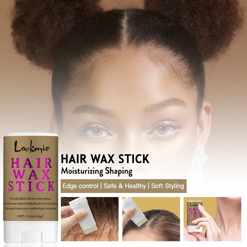 Travel Hair Wax Stick for Frizz Control & Flyaways - Small Size