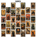 Vintage Halloween Postcards Set - Horror Pumpkin Collectible & Mailable Gifts