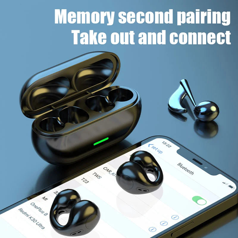 Wireless Bluetooth Earbuds with Noise Cancellation Stereo Bass TWS Microphone