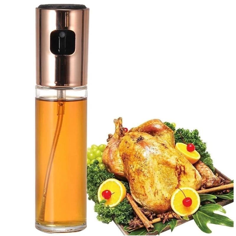 Multi-Purpose Oil Spray Bottle for Cooking & Grill - Refillable, Leak-Proof