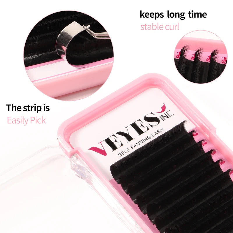 Eyelash Extensions Fanning Kit with Automatic Flowering for Volume Lash Application