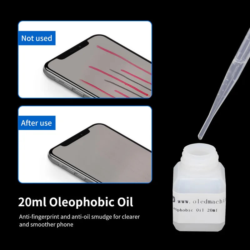 20ML Phone Screen Oleophobic Coating Spray for Scratch Removal & Fingerprint Prevention