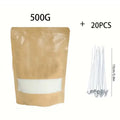 Pearl Candle Kit with 20 Wicks for Candle Making Wedding Party Sand Wax