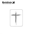 Halloween Temporary Cross Tattoo Waterproof Semi-Permanent Sticker - Lasts Up to 15 Days