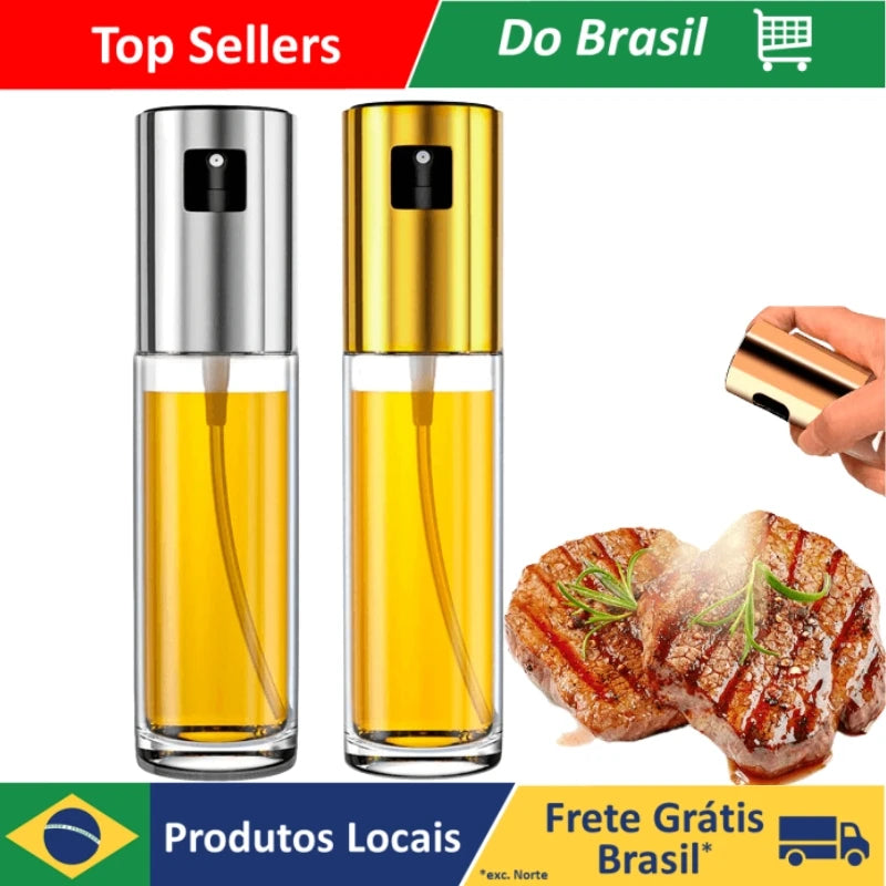 Multi-Purpose Oil Spray Bottle for Cooking & Grill - Refillable, Leak-Proof