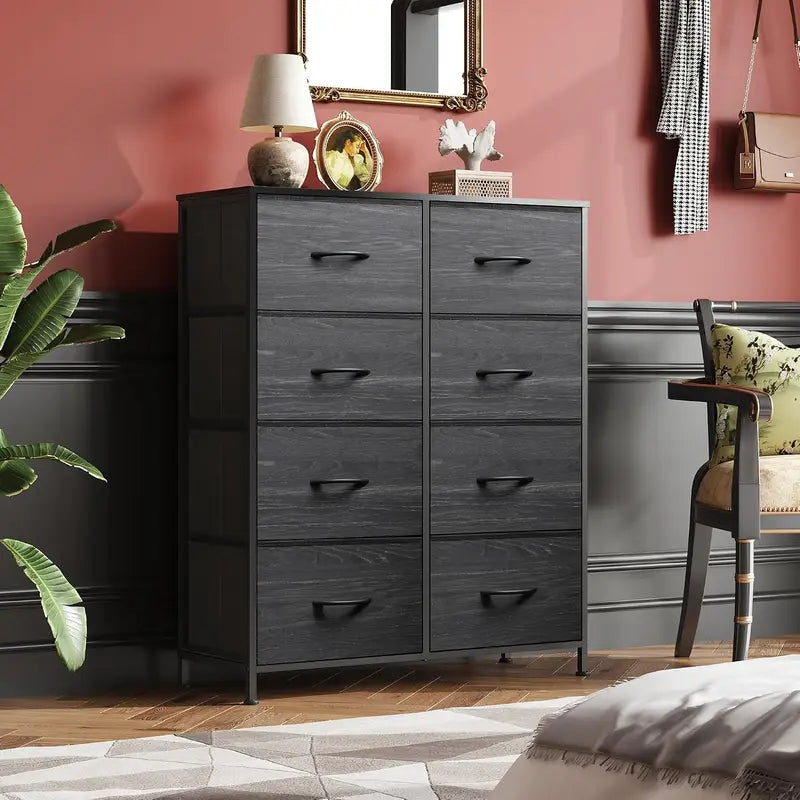 8-Drawer Fabric Dresser Storage Tower for Bedroom Organizing