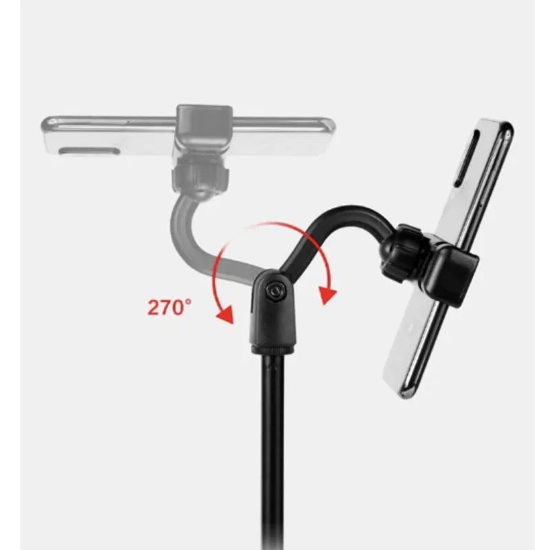 Mobile Phone Support Tripod with 360° Rotation & Adjustable Height
