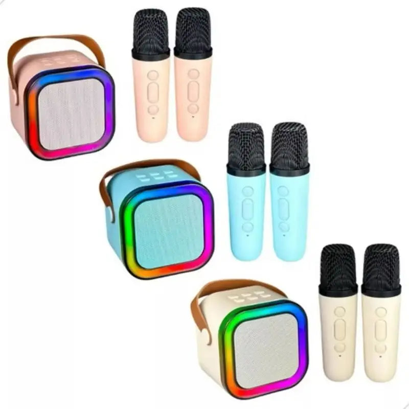 Wireless Bluetooth Portable Karaoke Speaker with Microphone Support