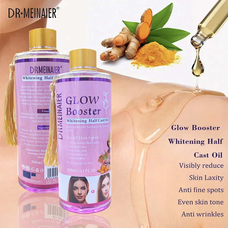 Brighten Serum with Alpha Arbutin & Kojic Acid - Face & Body Moisturizer & Oil