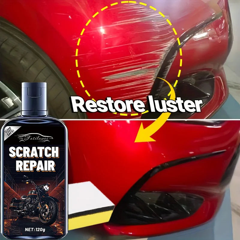 Car Scratch Repair Wax Kit - Vehicle Exterior Polishing & Minor Damage Removal