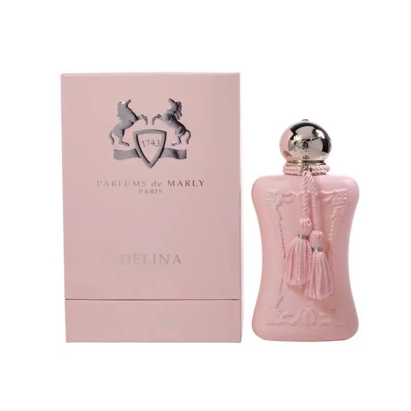 Delina Perfume with Pink Tassel Bottle - Elegant Female Fragrance for Daily Wear