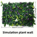 Hanging Plant Wall Panel with Greenery and Flowers for Indoor Outdoor Decor
