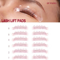 12Pcs Lash Lift Pads Set - Self-Adhesive Silicone Shields for Eyelash Curling