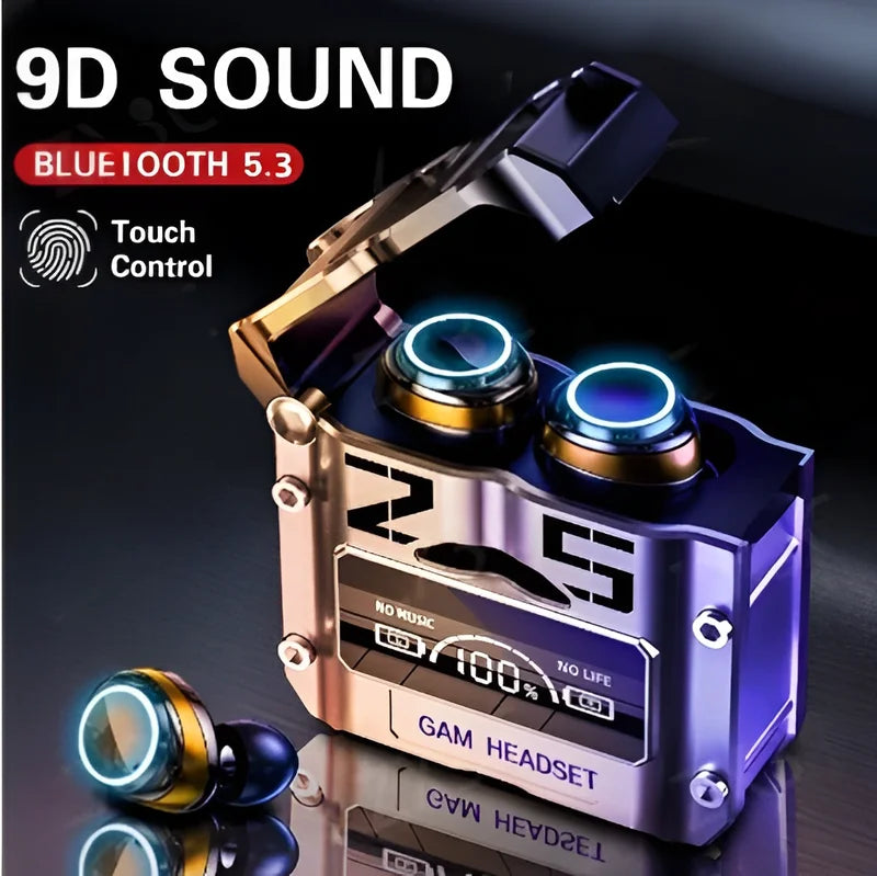 M25 TWS Wireless Bluetooth Earbuds with Noise Cancellation & Touch Control