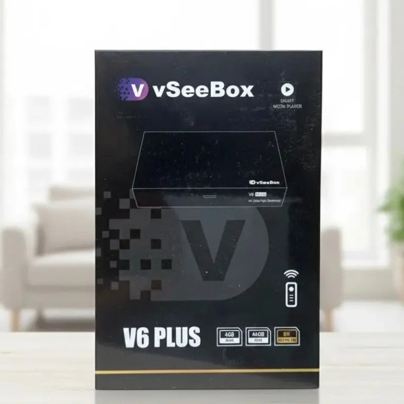 Android TV Box 8K HDR Media Player with Remote, 64GB Storage, Wi-Fi 6