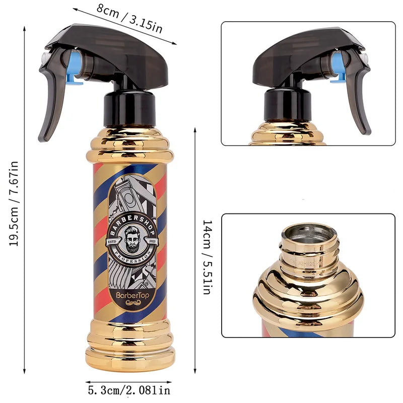 300ML Water Spray Bottle for Hair Salon Hairdressing Barber Styling Tools