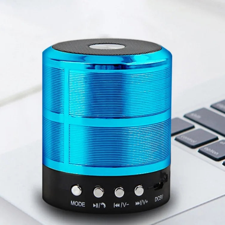 Portable Bluetooth Speaker with FM Radio USB SD Card Rechargable Battery