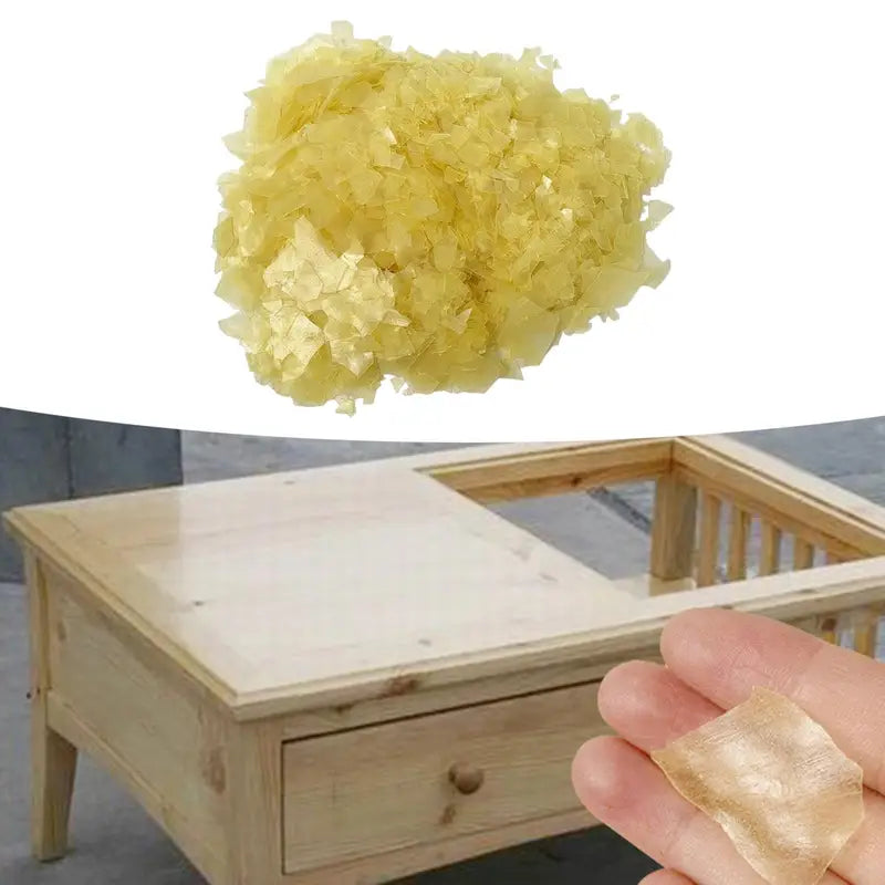 Shellac Flake for Furniture Repair and Wood Finishing - Household Craft Supplies