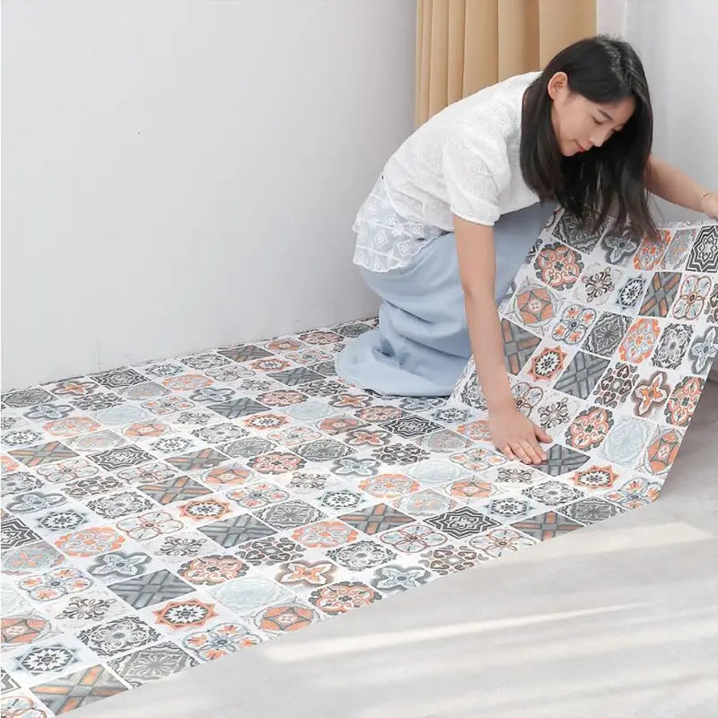 3D Waterproof PVC Cabinet Wallpaper Peel and Stick Kitchen Decor - Large, XL, XS, Medium