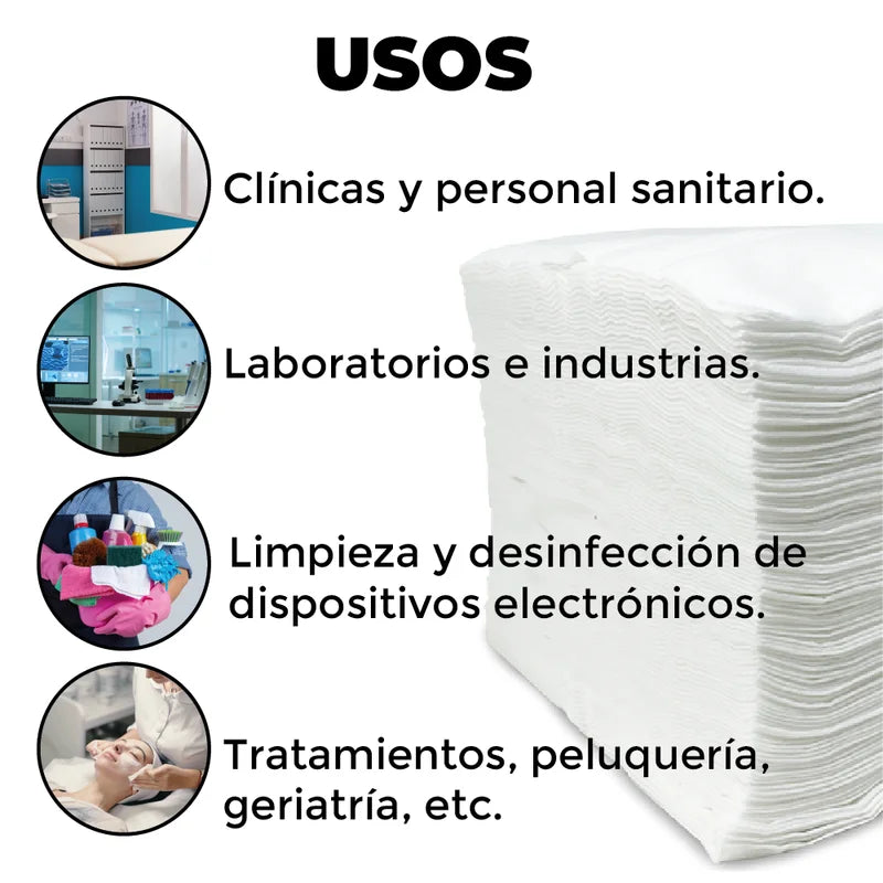 Disposable Spunlace Towels Pack - High Absorption & Hypoallergenic, Ideal for Hairdressing, Spa & Medical Use